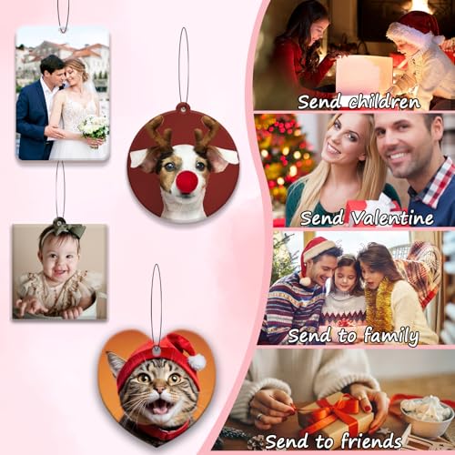 10-100Pcs Custom Logo Air Freshener for Car Bulk,Wholesale Personalized Double-Sided Car Air Fresheners with Photo Text Logo (10 Horizontal Rectangle) - color: 10 Pcs - Horizontal Rectangle