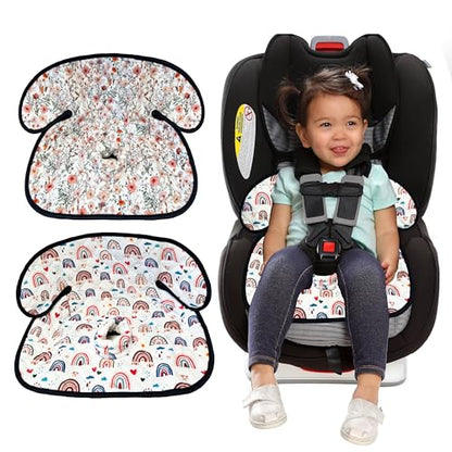Gulissa 2 Pack Piddle Pad - Potty Training Car Seat Protector, Waterproof Car Seat Cover for Car Seats & Strollers, Non-Slip, Leak-Proof & Washable Fits All Seats for Ages 6 Months to 4 Years (Pink) - color: Pink