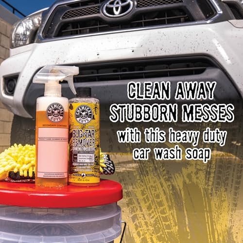 Chemical Guys Bug & Tar Wash Heavy Duty Bug, Tar, Grime, Tree Sap & Bird Dropping Remover - Safe for Paint, Glass, Chrome, Plastic & All Exterior Surfaces (64 oz) CWS_104_64 - size: 64 Fl Oz (Pack of 1)