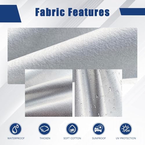 Kayme 6 Layers Car Cover Custom fit for Ford Mustang/Shelby (1964-2025) Waterproof All Weather for Automobiles, Outdoor Full Cover Rain Sun UV Protection.Silver - size: 28. Custom Fit Ford Mustang