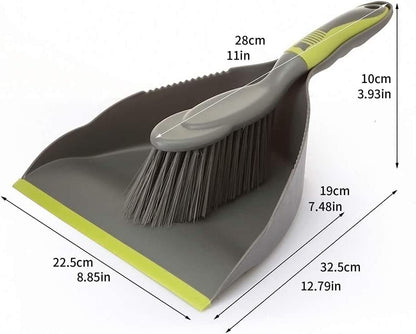Dust Pan Broom Dustpan Brush - Dust Pans with Brush, Hand Broom and Dustpan Set, Handheld Broom and Dustpan Set, Used to Clean Floors, Tables, Animal Cages, PET Fiber Bristles (3pcs) - size: 3set