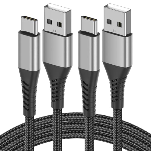 USB A to USB C Cable 3FT for iPhone 15 16 17 Pro Max, 2 Pack Braided Type C Charger Fast Charging Cable Cord for iPad Air Pro, Samsung Galaxy S24/S23/S22,Google Pixel, USB to USBC Cable 3FT - size: 3 Feet, style: USB A to USB C