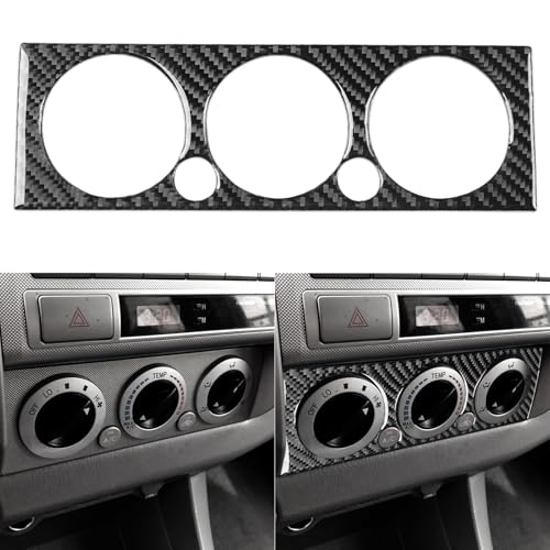 NVCNX Real Premium Carbon Fiber for Toyota 2nd Gen Tacoma Accessories 2005-2015 2006 2007 2008 2009 2010 2011 2012 2013 2014 Car Dash AC Climate Control Panel Cover Interior Trim Sticker Decal 1PC - color: Dash Climate Control Panel Trim - for 2005-2015