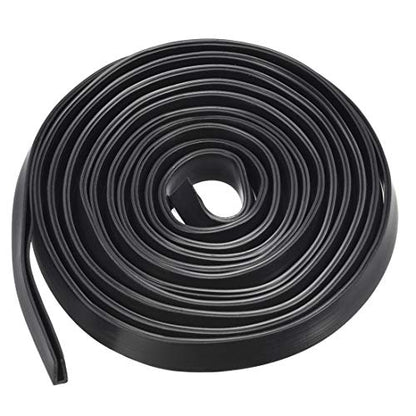 uxcell Edge Trim U Seal Extrusion, Silicone Black U Channel Edge Protector Sheet Fits 5/64-5/32inch Edge 3Meters/9.84Ft Length - size: 3000mmx7mmx10mm
