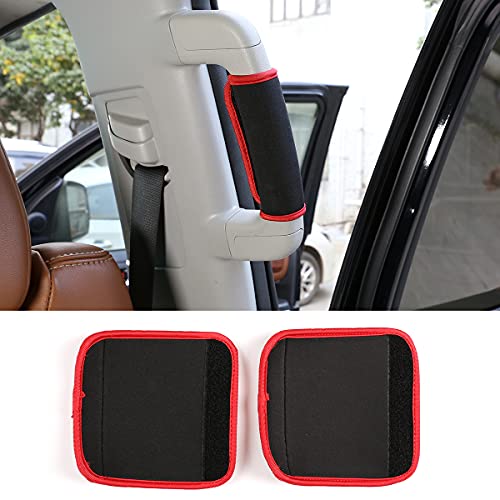 LLKUANG Car B-Pillar Handle Protection Cover for Toyota Tundra SUV/Truck,for Tundra Interior Accessories 2pcs