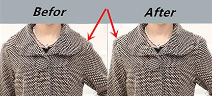 YEQIN Covered Set-in Shoulder Pads (2 Pair of Black) - color: Black