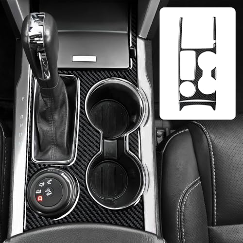 Car Central Gear Shift A Sticker Carbon Fiber Decal Interior Trim Cover for Ford Explorer Sport 2010-2019 Accessories - color: Central Gear Shift a