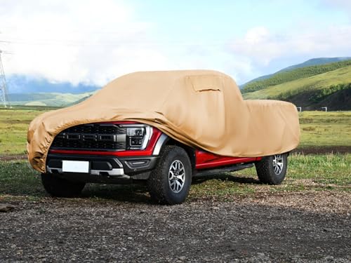 Heavy Duty Outdoor Car Cover Custom Fit for 2004-2026 Ford F150, Windproof All Weather Waterproof Sun Rain UV Dust Snow Protection Outdoor Car Covers - size: Custom Fit Ford F150