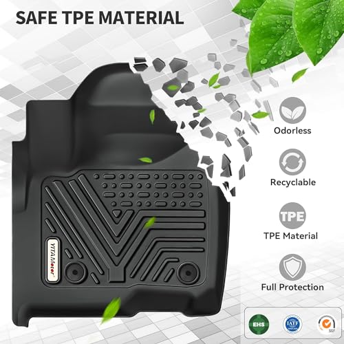YITAMOTOR Floor Mats Compatible with 2016-2022 Honda Pilot, Custom Fit Floor Liners for Honda Pilot Accessories, 1st & 2nd Row All Weather Protection - style: 2016-2022 Pilot