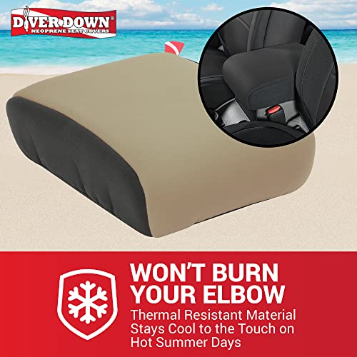 Diver Down Neoprene Center Console Cover - Fits Jeep 2007-2018 JK JKU Wrangler - Cushioned Armrest Cover - Doesn't Burn Your Elbow - Tight Custom Fit - Comfortable Foam Armrest Pad (07-10 Charcoal) - color: Charcoal, size: 2007-2010 JK