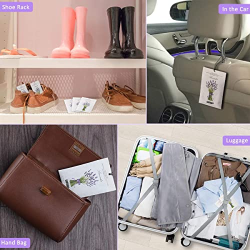 MYARO 12 Packs Scented Sachets for Drawer and Closet, Long-Lasting Potpourri Bags Closet Air Freshener Home Fragrance Sachet 3 Scents Options- Lavender, Bloomy Flower, Gardenia - color: Lavender Gardenia Jasmine