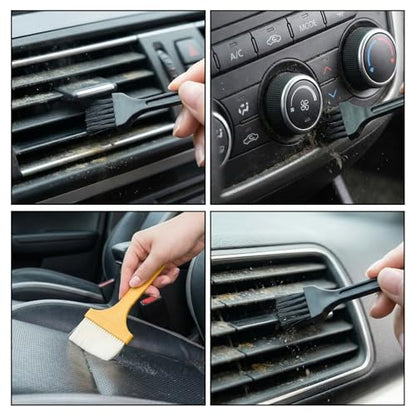 24 Pcs Small Cleaning Brush Mini Anti Static Brush Keyboard Brushes Electronic Cleaning Brushes for Computer Keyboard Laptop Motherboard Camera Car Vents Small Space