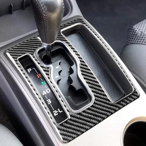 NVCNX Real Premium Carbon Fiber for Toyota 2nd Gen Tacoma Accessories 2005-2015 2006 2007 2008 2009 2010 2011 2012 2013 2014 Center Console Gear Indicator Panel Cover Interior Trim Sticker Decal 1PC - color: Console Gear Indicator Panel Trim - for 2005-20