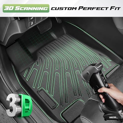 Cartist Floor Mats and Cargo Liner Fit for Nissan Pathfinder 8 Seats 2022-2026 All Weather TPE Floor Mat Pathfinder Accessories Heavy Duty Carpet Protection (Trunk Mat with Backrest Mat+Floor Mats) - size: 5)Nissan Pathfinder 8【22-26】Full set