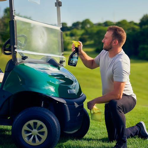 Invisible Glass 92084-2PK Clear Plastic Cleaner for Cars, Motorcycles, RVs, Boats, Helmet Visors, Golf Carts, Acrylic and Vinyl Windows, Streak-Free, Haze-Free, Removes Static, 22 Fl Oz, Pack of 2 - size: 1 Count (Pack of 2)