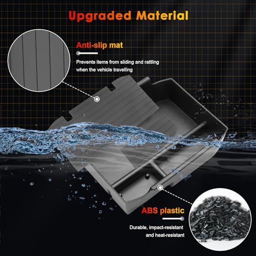 for 2026 Subaru Outback Center Console Organizer Tray for 2026 Outback Armrest Box Secondary Storage Glove Box Insert Accessories (Outback Center Console Tray)