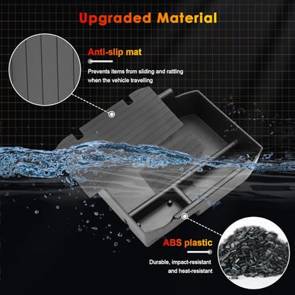 for 2026 Subaru Outback Center Console Organizer Tray for 2026 Outback Armrest Box Secondary Storage Glove Box Insert Accessories (Outback Center Console Tray)