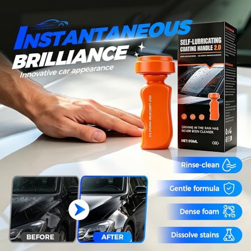 Glass Emulsion Cleaner,2026 New Oil Film Remover for Car Windshields and Shower Windows,Improves Visibility & Safe Driving (Oil/1pcs) - color: Oil/1pcs