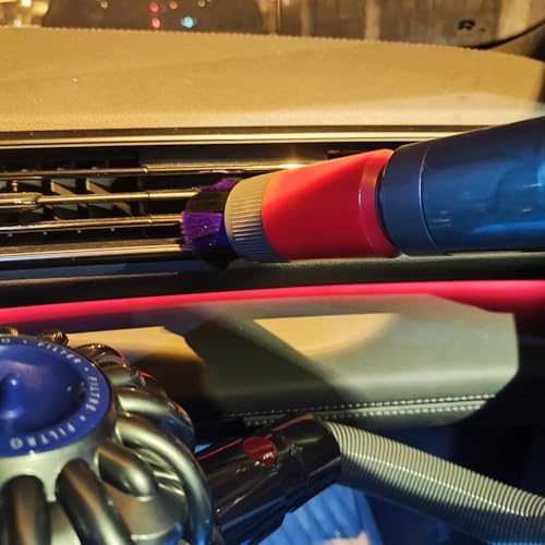 Scratch-free Dusting Brush & 63”Flexible Extension Hose Attachments for Dyson GEN5 V15 V12 V11 V10 V8 V7 Cordless Vacuum Cleaner, Ideal for Car Detailing, Keyboard/Blinds Cleaning,Delicate Surfaces - style: Dusting Brush & Extension Hose