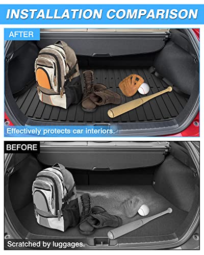 Powerty Trunk Mat Compatible with Toyota Prius 2019-2023 Cargo Liner Accessories All Weather Cargo Mat TPO (Latest XW50 Since November 2018) - size: Cargo Mat｜For｜19-23｜Toyota Prius