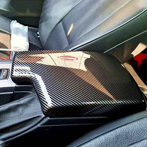 Carbon Fiber Color Armrest for BMW E90 E92, ABS Interior Center Consoles for BMW 325i 328i 335i - size: E90 2006-2012