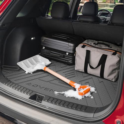 KUST Cargo Trunk Liner for Jeep Grand Cherokee 5 Seats 2022-2026 (Include 4XE, Not for WK & L), Rear Cargo Mat with Back Seat Protector for Grand Cherokee Accessories Cover TPE Rubber Raised Edge - style: Grand Cherokee 2022-2026 │ Cargo + Backrest Mat