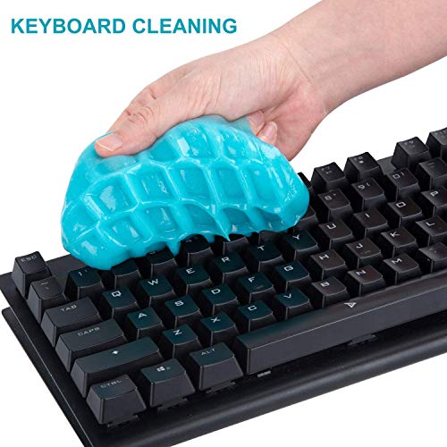 Cleaning Gel for Car Detailing Putty Car Vent Cleaner Goo Cleaning Putty Gel Auto Detailing Tools Car Interior Cleaner Dust Cleaning Mud for Cars Dust Cleaner Slime Keyboard Cleaner Gel (1Pack) - size: 1 Pack