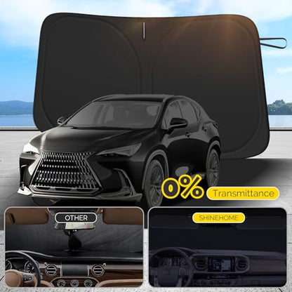 Windshield Sun Shade Compatible with 2019-2025 2026 Chevy Silverado GMC Sierra 1500 2500 3500 Accessories Sun Visor for Front Window Sun Shade Cover Foldable Blocks UV Rays Keep Car Cooler - size: For 2019-2026 Gmc Sierra/Silverado 1500 2500 3500