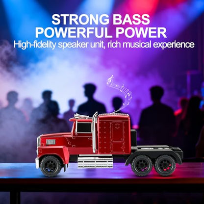 WSTER Car Model Bluetooth Replica Speakers Collection – Portable Wireless Speakers with HD Sound, LED Party Lights, FM Radio, TWS Stereo, Built-in Mic, Awesome Gifts for Friends (WS-570)