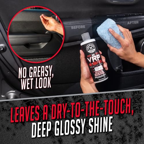 Chemical Guys VRP Vinyl, Rubber, and Plastic Dressing - Tire Dressing, Non-Greasy, Dry-to-the-Touch Shine for Tires, Trim, and More, Safe for Cars, Trucks, SUVs, RVs & More - 16 oz - size: 16 Fl Oz (Pack of 1)