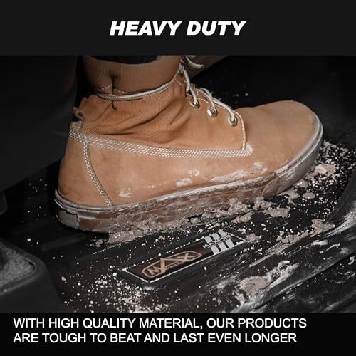 Premium MAXPRO Floor Mats for 2023-2025 Honda Pilot | 3-Row Complete Set | Car Floor Mat All Weather Waterproof TPE Floor Liners | Custom Fit Automotive Floor Mats Honda Accessories Car Mats Full Set - size: Complete 3 Row