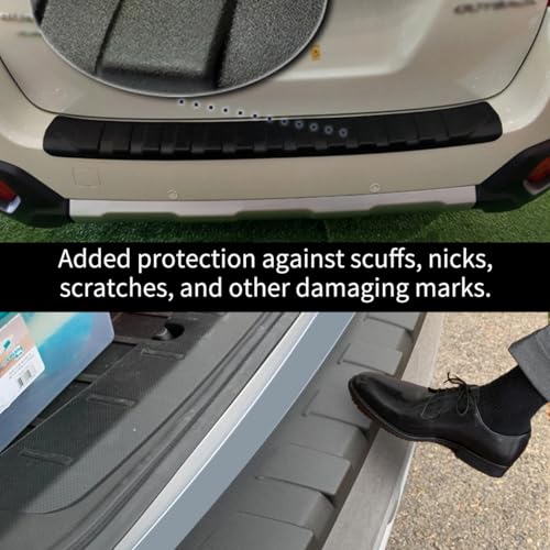 Rear Bumper Protector Guard Accessory Trim Cover Scratch Resistant Trunk Door Entry Guards Compatible with Subaru Outback 2015 2016 2017 2018 2019 - color: Subaru Outback 2015-2019