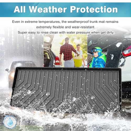 Mixsuper Cargo Liner for Chevrolet Tahoe/GMC Yukon 2021-2026, All Weather Cargo Mat Trunk Liner, Behind The 3rd Row Seats, Black - size: Cargo Liner Behind 3rd Row