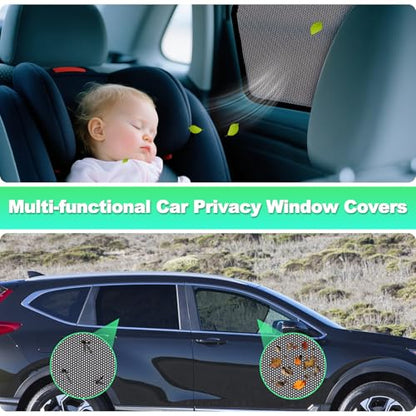 2017-2022 CRV Window Shades -Car Window Shade for Baby and Driver, Breathable Mesh Car Privacy Curtains for Side Windows, UV Protection and Heat Insulation for Road Trips, Napping - size: CRV(2017-2022)4PCS