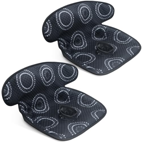 COOLBEBE Infant Car Seat Protector for Potty Training, 2 Pack Dry Waterproof Car Seat Liner Toilet Training for Baby Infant Toddler, Piddle Pads Cover Car Seat Pad for Strollers & Carseat (Black,2PC) - color: Black, size: 2 Pack