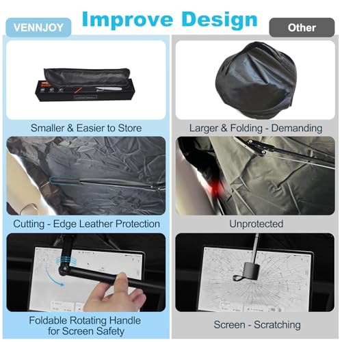 Windshield Sun Shade Umbrella Custom Fit for Ford F150 2015-2023 2024 2025 2026 Foldable UV Protection Car Cover, Emergency Rain Shield & Dashboard Protector - Durable Auto Accessory - size: For Ford F150 2015+