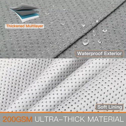 Kayme Heavy Duty Car Cover Custom Fit Ford Falcon Waterproof All Weather for Automobiles, Full Exterior Covers Sun Rain UV Protection.（Deliver About 3-10 Days） - size: Custom Fit Ford Falcon