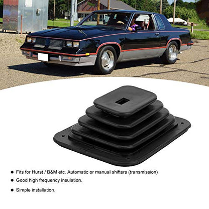 Gear Shift Cover, Shifter Boot Cover, Shift Boot Retainer, 5 5/8 in X 6 3/4 in Manual Automatic 350