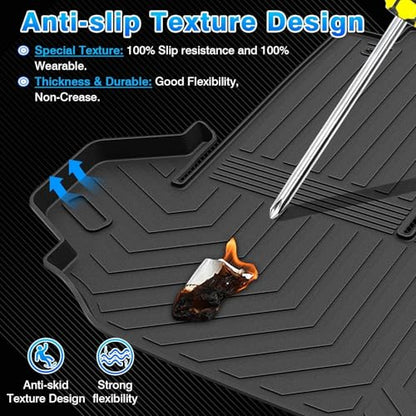 Highlander Cargo Liner - Trunk Mat for 2020-2026 Toyota Highlander 7 Seats (Only Gas), Not Fit Grand Highlander, Only Fits Trunk Has No Subwoofer, Highlander Accessories - size: 2)toyota Highlander 7 Seats 20-24