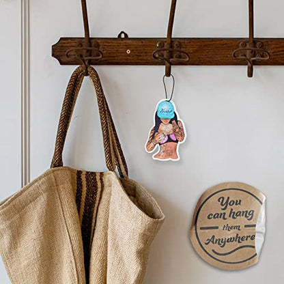 Funny Naughty Unique Car Air Fresheners Scented With Premium Oils By Fresh Fresheners (Hundred's Girl) - color: Hundred's Girl