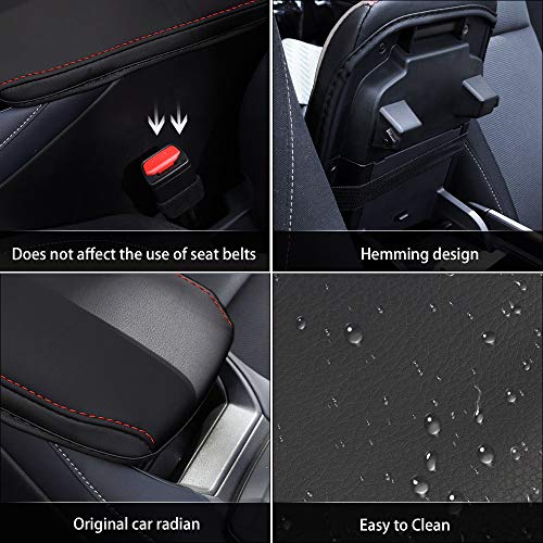Autorder Center Console Cover for 2020-2022 2023 2024 2025 Mazda CX30 CX-30 Accessories Armrest Cover Anti-Scratch Middle Console Pad Leather Armrest Protector - size: 2020-2025 Mazda CX-30
