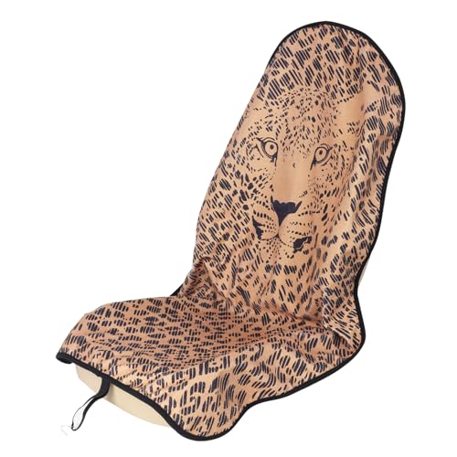 Sweat Towel Car Seat Cover Protector Front Seats for Gym Workout, Running, Swimming, Beach and Hiking, Waterproof Universal Seat Cover for Car, Truck, Van & SUV (Leopard, 1pcs Front Seat) - color: Leopard, size: 1pcs Front Seat