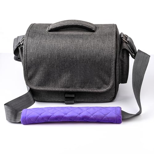 Amooca Soft Automotive Seat Belt Cover Seatbelt Shoulder Pad Neck Protector Cushions Universal Fit SUV Trucks Backpack 2 PCS Violet 10.2in - color: Purple, size: 10.2in-2pc