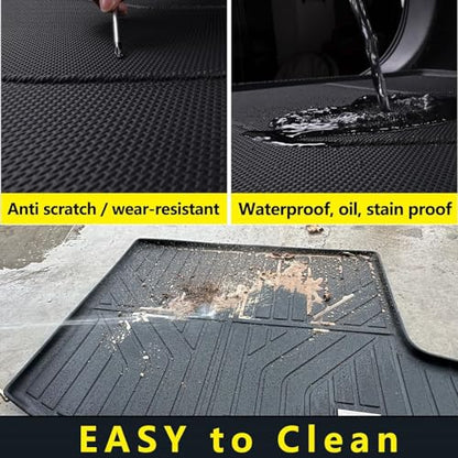 Cargo Mat for Honda Civic 2006 2007 2008 2009 2010 2011, All Weather TPE Custom Fit Easy Clean Car Trunk Mat for Honda Civic 2006-2011 Cargo Liner, Civic Cargo Accessories-Blac - size: For 2006-2011 civic cargo mat