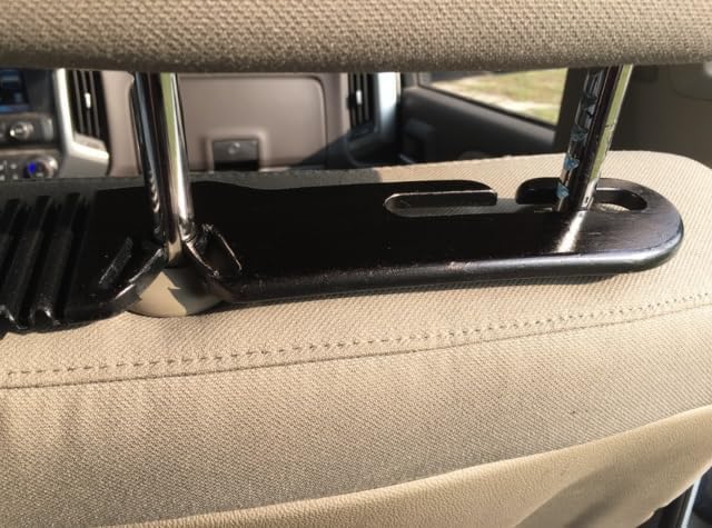 Auto The Only Side of The Seat Headrest Bag Holder that Doesn't Compromise Rear Passenger Leg Room and is Easy to Reach for Driver and Front and Rear Passengers