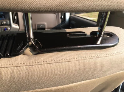 Auto The Only Side of The Seat Headrest Bag Holder that Doesn't Compromise Rear Passenger Leg Room and is Easy to Reach for Driver and Front and Rear Passengers