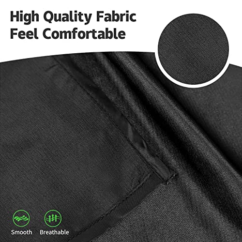 ZATOOTO Car Window Shades - 2 Pcs Black Silk Side Front Protection Covers - Magnetic Privacy Sun Shades Curtain Keeps Cooler for Baby Kids Sleeping - color: Black Faux Silk Flat-Front 2PCS