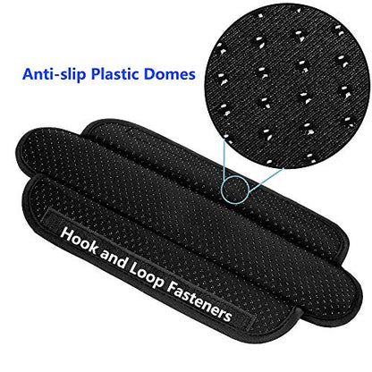 ZINZ Ultra Thick & Breathable Universal Shoulder Pad Cushion for Bag - Long & Comfort - color: Black