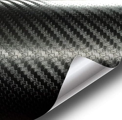 VViViD Black Carbon Fiber Air-Release Adhesive Vinyl Tape Roll (1/2 Inch x 20ft) - size: 1/2" x 20ft