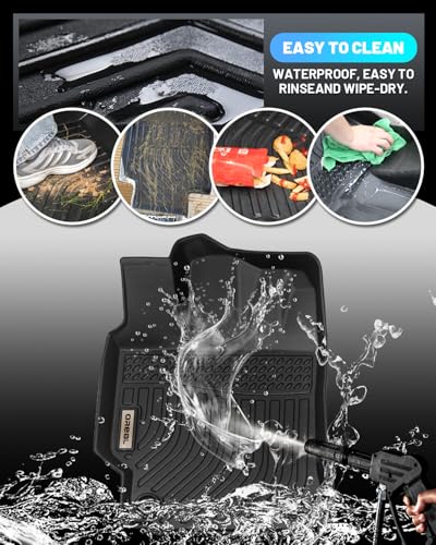 orealtrend Car Floor Mats Replacement for Volkswagen VW Jetta 2012-2018 Heavy Duty All Weather Guard Black Front Rear Liners Carpet Custom Fit- NOT for 2012-2014 Jetta Sportwagen
